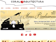Tablet Screenshot of coralarquitectura.cat